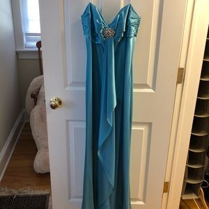 Blue gown